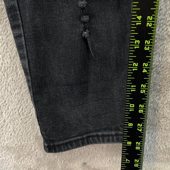 CJ Black Premium Mens Jeans Size 34/30 Black Denim Distressed Grunge Pleated Y2K - Picture 6 of 13